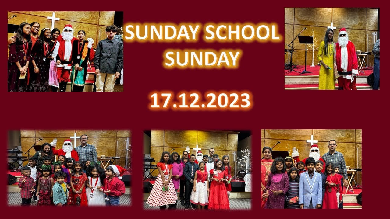 SUNDAY SCHOOL - "CHRISTMAS SUNDAY"
