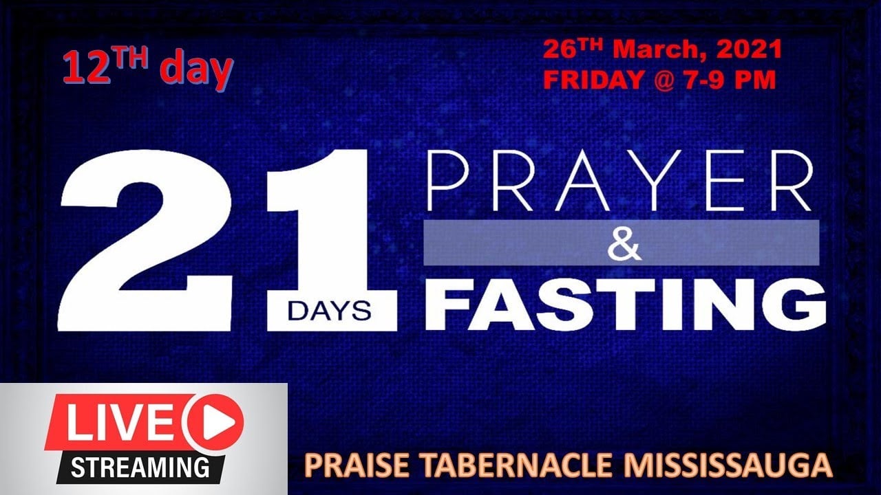 Tamil Fasting & Prayer - Mar 26, 2021 - 7:00 PM