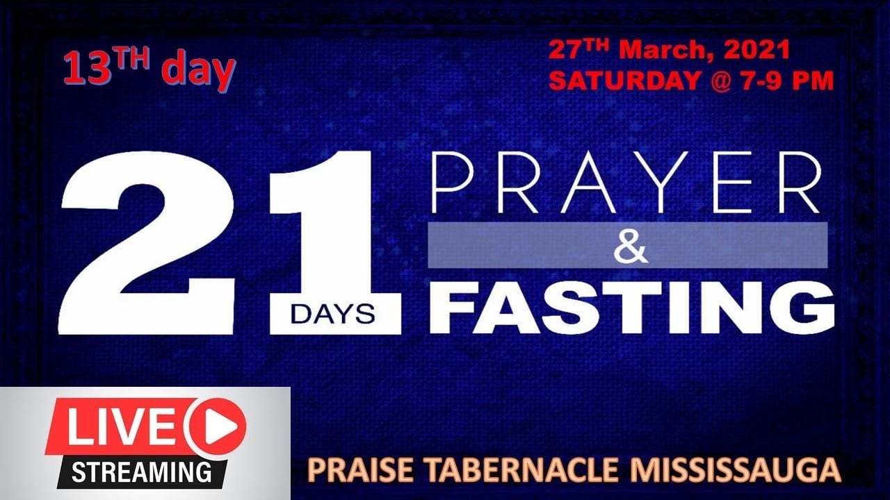 Tamil Fasting & Prayer - Mar 27, 2021 - 7:00 PM