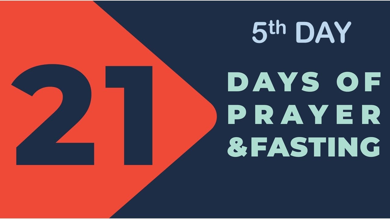 5th Day Fasting prayer