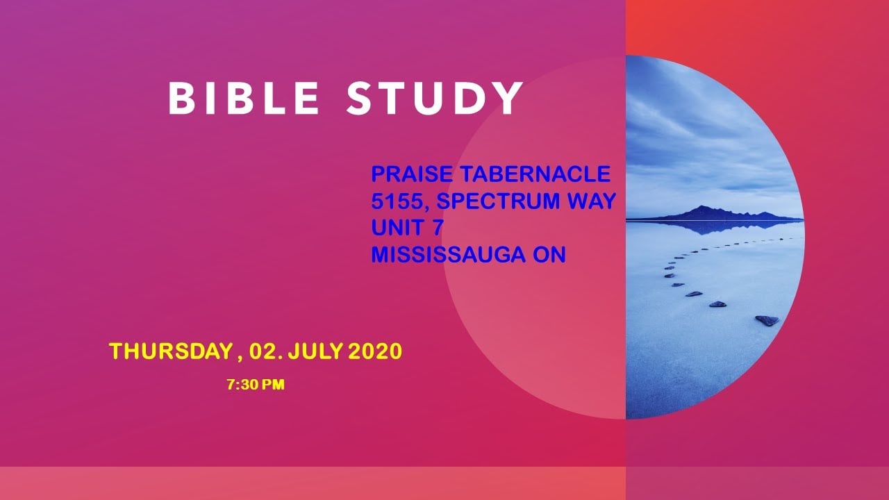 தெய்வீக சுகம் பெறுவதெப்படி? (Receive your divine healings) Tamil Bible Study - July 2, 2020