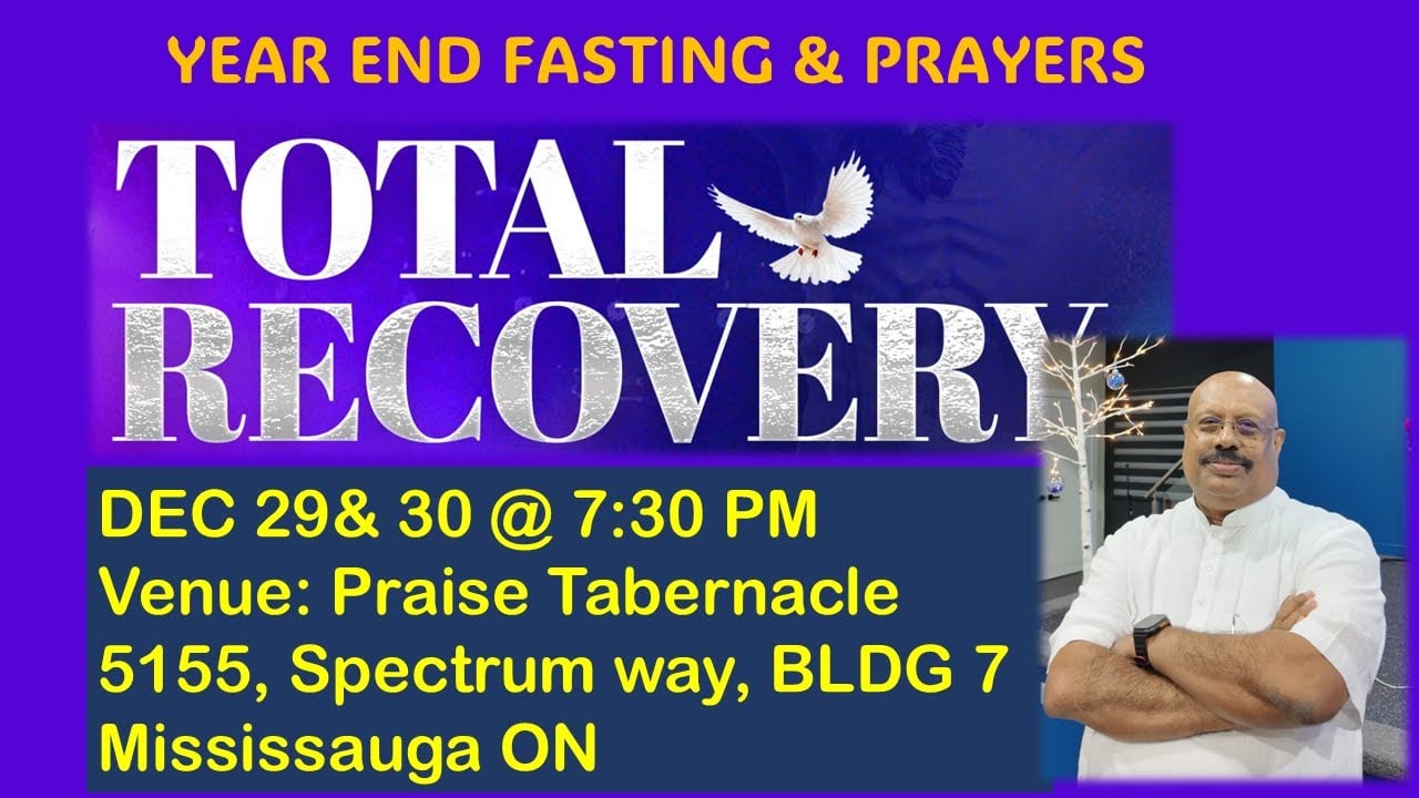 FASTING PRAYER - 29.12.2025