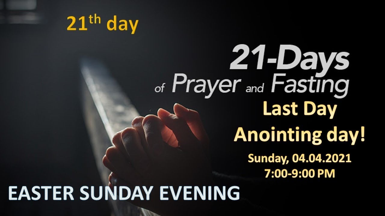 Tamil Fasting & Prayer - Apr 4, 2021 - 7:00 PM