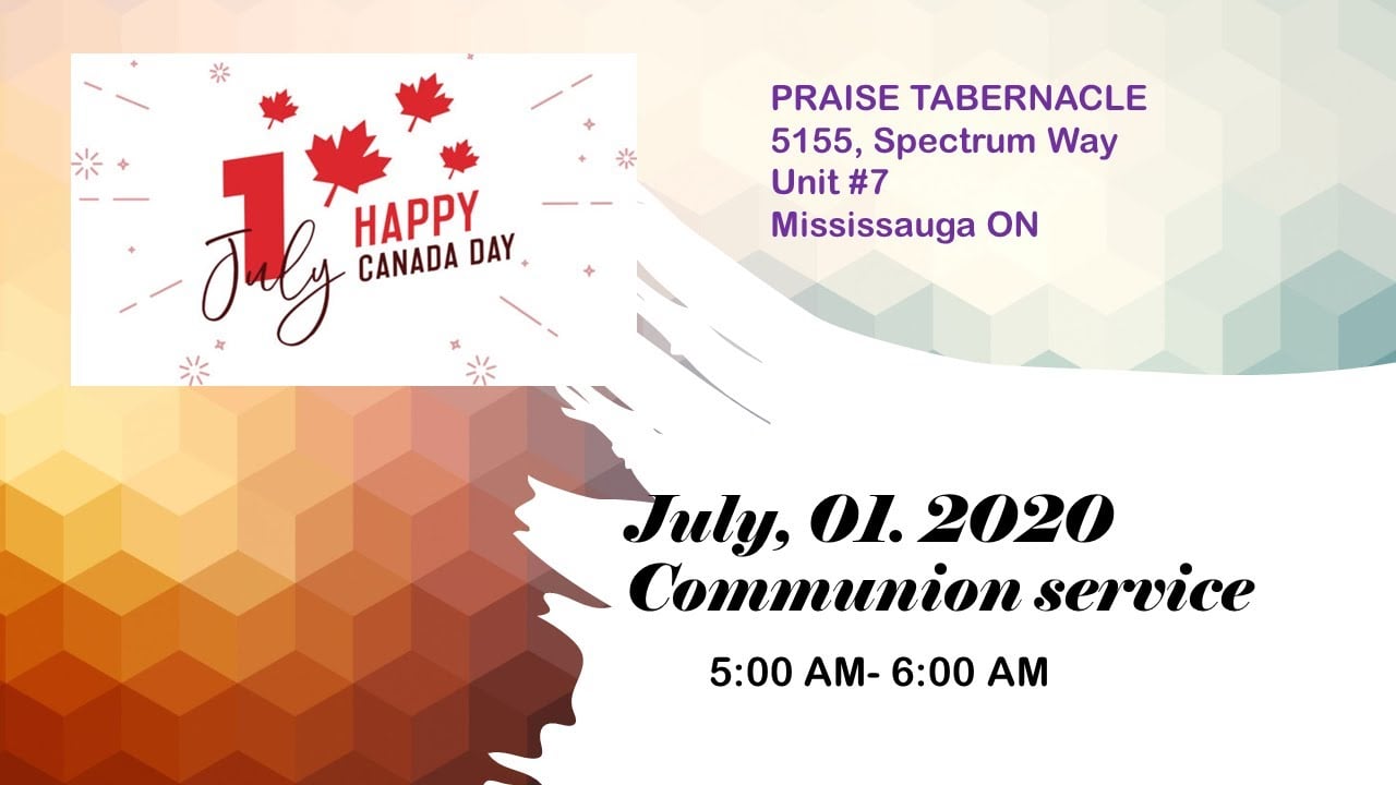 Promise Meeting (5:00 AM- 6:AM)- July 1, 2020