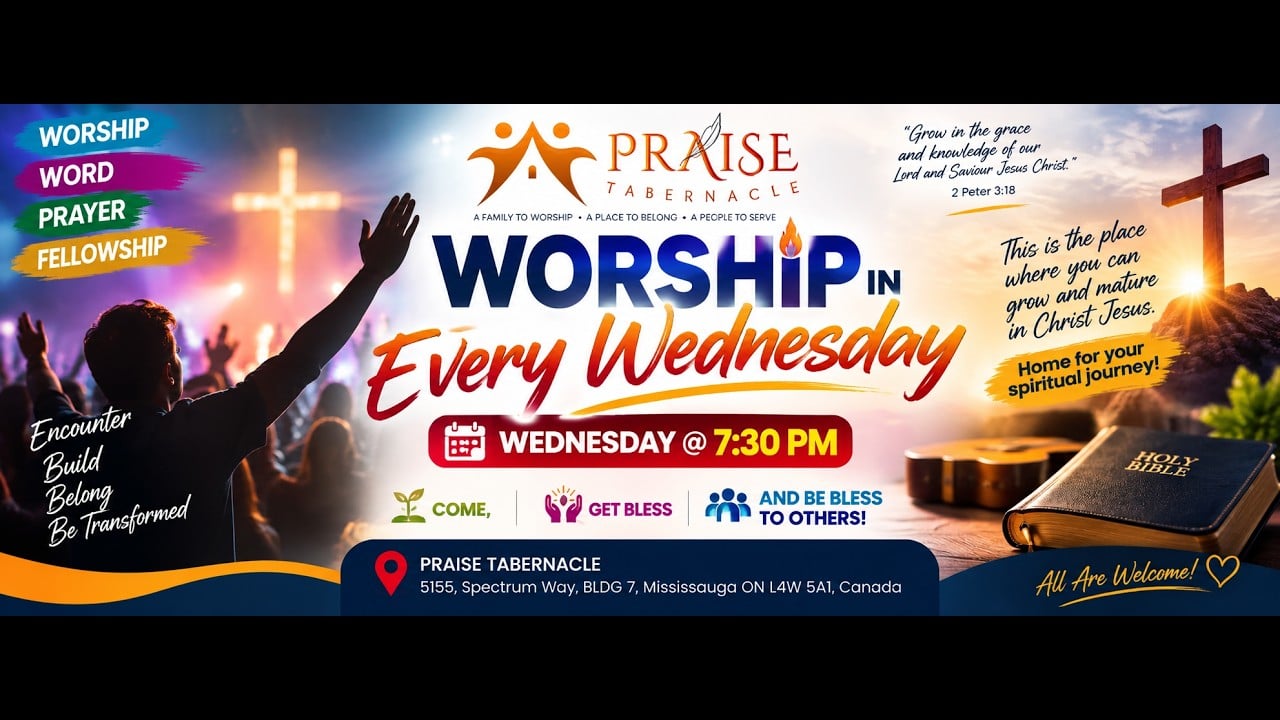 Wednesday Worship Service @ 7:30 PM