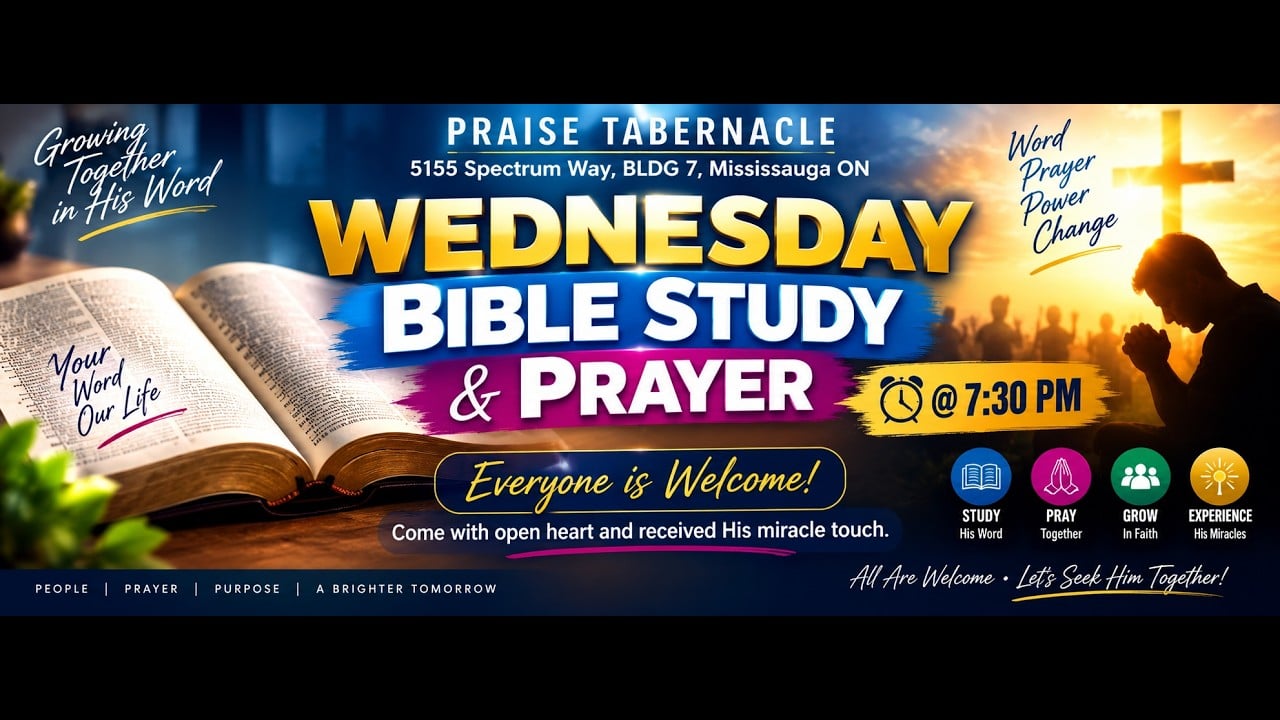Wednesday Worship Service @ 7:30 PM
